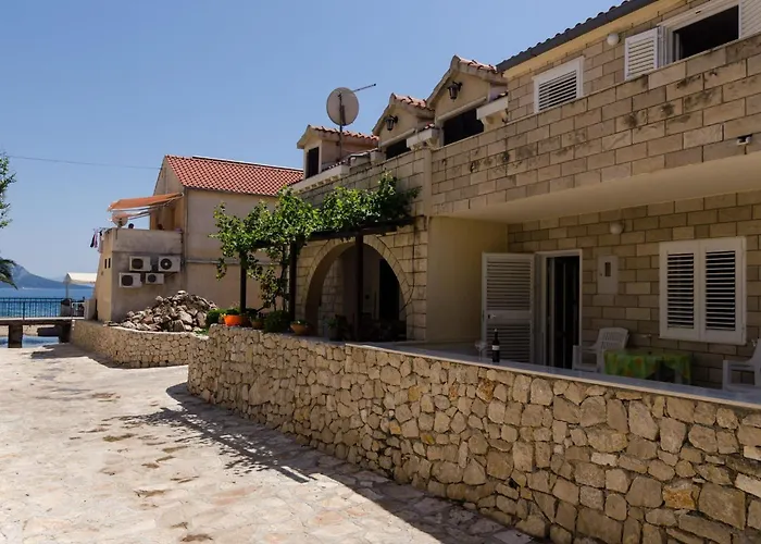 Jasenka - Duplex One Bedroom With Terrace And Side Sea View Semesterbostad Trstenik (Dubrovnik-Neretva)