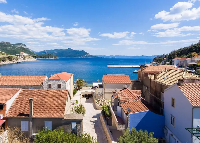 Jasenka - Duplex One Bedroom With Terrace And Side Sea View Semesterbostad Trstenik (Dubrovnik-Neretva)