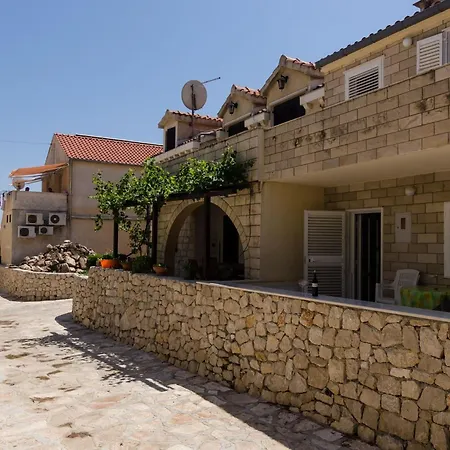 Jasenka - Duplex One Bedroom With Terrace And Side Sea View Дом отдыха Трстеник