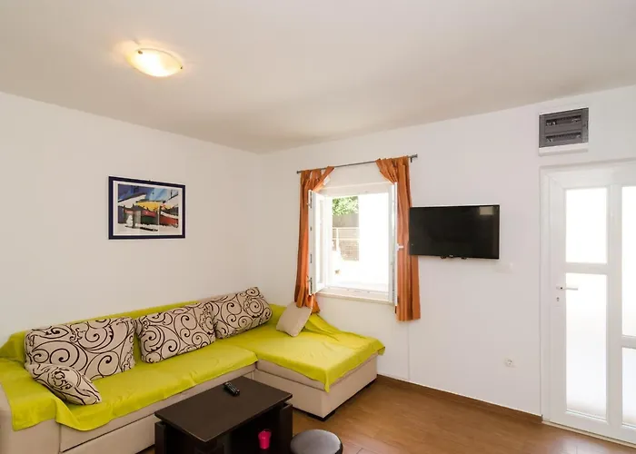 Jasenka - Duplex One Bedroom With Terrace And Side Sea View Nyaraló *