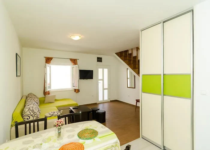 Jasenka - Duplex One Bedroom With Terrace And Side Sea View